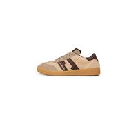 Sneaker MARC O'POLO "aus Leder und Teddyfell", Damen, Gr. 37, beige (earthy taupe), Obermaterial: 100% Polyester, unifarben, Schuhe Sneaker (96394056-37) earthy taupe