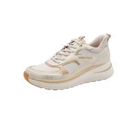 Sneaker MARCO TOZZI "Marco Tozzi Sneaker Lederimitat/Textil", Damen, Gr. 41, dune, Lederimitat, Textil, Schuhe Sneaker (38220330-41) dune