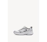 Tamaris Plateausneaker M2375945, silber metallic, Lederimitat/Textil, glänzend, Gr. 37