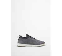 Sneaker MARC O'POLO "aus recyceltem Polyester", Herren, Gr. 40, grau (grau melange), Obermaterial: 97% Polyester, 3% Elasthan, unifarben, Schuhe Sneaker (63689461-40) grau melange