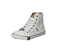 Sneaker MUSTANG SHOES "Mustang Shoes Sneaker Baumwolle", Damen, Gr. 40, weiß, Textil, Schuhe Sneaker (26034558-40) weiß