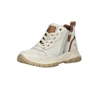 Sneaker MUSTANG SHOES "Mustang Shoes Sneaker Lederimitat", Damen, Gr. 37, cream, Lederimitat, Schuhe Sneaker (99443845-37) cream