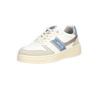 Sneaker MUSTANG SHOES "Mustang Shoes Sneaker Lederimitat", Damen, Gr. 39, grau (ice), Lederimitat, Schuhe Sneaker (54045231-39) ice
