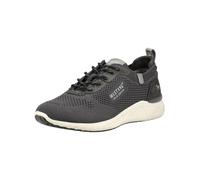 Sneaker MUSTANG SHOES "Mustang Shoes Sneaker Lederimitat", Herren, Gr. 41, grau (dunkelgrau), Lederimitat, Schuhe Sneaker (99236846-41) dunkelgrau