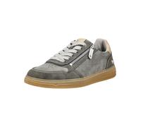 Sneaker MUSTANG SHOES "Mustang Shoes Sneaker Lederimitat", Herren, Gr. 45, grau, Lederimitat, Schuhe Sneaker (73142349-45) grau