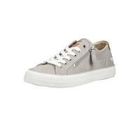 Sneaker MUSTANG SHOES "Mustang Shoes Sneaker Lederimitat", Herren, Gr. 45, grau, Lederimitat, Schuhe Sneaker (53173061-45) grau