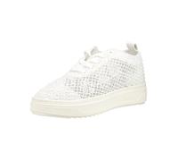 Sneaker MUSTANG SHOES "Mustang Shoes Sneaker Lederimitat/Textil", Damen, Gr. 37, weiß, Lederimitat, Textil, Schuhe Sneaker (49826355-37) weiß