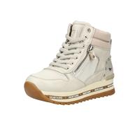 Winterboots MUSTANG SHOES "Urbana", Damen, Gr. 41, grau (écru, hellgrau), Lederimitat, Textil, Schuhe Winterboots, Plateausneaker, Winterboots mit wärmendem Textilfutter (33396435-41) écru, hellgrau