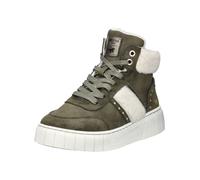 Sneaker MUSTANG SHOES "Mustang Shoes Sneaker Lederimitat/Textil", Damen, Gr. 41, military, Lederimitat, Textil, Schuhe Sneaker (38614666-41) military