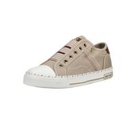 Sneaker MUSTANG SHOES "Mustang Shoes Sneaker Textil", Herren, Gr. 38, beige, Textil, Schuhe Sneaker (43996219-38) beige