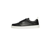 Sneaker N91 "Court M AB Herrensneaker", Herren, Gr. 45, Leder, schwarz, Schuhe Sneaker, Turnschuh Leder handgefertigt, sportlicher Freizeitschuh Herren (96099717-45) schwarz