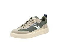 Sneaker NAPAPIJRI "Napapijri Sneaker Leder/Textil", Gr. 45, grün (olive), Leder, Textil, casual, Schuhe (77479346-45) olive