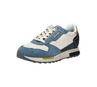 Sneaker NAPAPIJRI "Napapijri Sneaker Leder/Textil", Herren, Gr. 45, weiß (navy, weiß), Leder, Textil, Schuhe Sneaker (99570825-45)