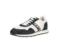 Sneaker NAPAPIJRI "Napapijri Sneaker Leder/Textil", Herren, Gr. 45, weiß, schwarz, Leder, Textil, Schuhe Sneaker (85736848-45) weiß, schwarz