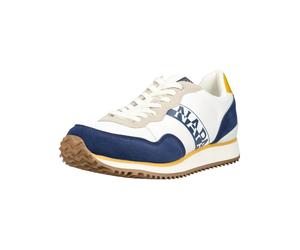 Sneaker NAPAPIJRI "Napapijri Sneaker Lederimitat/Textil", Herren, Gr. 41, blau, beige, Lederimitat, Textil, Schuhe Sneaker (21795031-41) blau, beige