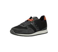 Sneaker NAPAPIJRI "Napapijri Sneaker Lederimitat/Textil", Herren, Gr. 41, schwarz (schwarz, grau), Lederimitat, Textil, Schuhe Sneaker (92817214-41) schwarz, grau