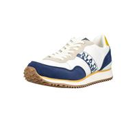 Sneaker NAPAPIJRI "Napapijri Sneaker Lederimitat/Textil", Herren, Gr. 42, blau, beige, Lederimitat, Textil, Schuhe Sneaker (21795031-42) blau, beige