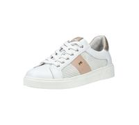 Sneaker NERO GIARDINI "Nero Giardini Sneaker Leder", Damen, Gr. 37, weiß, gold, Leder, Schuhe Sneaker (68951360-37) weiß, gold