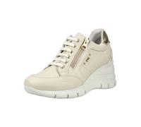 Sneaker NERO GIARDINI "Nero Giardini Sneaker Leder", Damen, Gr. 38, beige, Leder, Schuhe Sneaker (36330218-38) beige