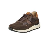 Sneaker NERO GIARDINI "Nero Giardini Sneaker Leder/Synthetik", Herren, Gr. 44, dunkelbraun, Leder, Synthetik, Schuhe Sneaker (14058030-44) dunkelbraun