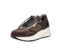 Sneaker NERO GIARDINI "Nero Giardini Sneaker Lederimitat/Textil", Damen, Gr. 38, dunkelbraun, Lederimitat, Textil, Schuhe Sneaker (99091519-38) dunkelbraun