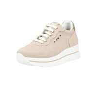 Sneaker NERO GIARDINI "Nero Giardini Sneaker Veloursleder", Damen, Gr. 38, beige, Veloursleder, Schuhe Sneaker (64172310-38) beige