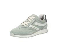 Sneaker NERO GIARDINI "Nero Giardini Sneaker Veloursleder", Damen, Gr. 38, grün (grau), Veloursleder, Schuhe Sneaker (65300230-38) grau