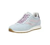 Sneaker NERO GIARDINI "Nero Giardini Sneaker Veloursleder", Damen, Gr. 39, hellblau, Veloursleder, Schuhe Sneaker (97932112-39) hellblau