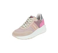 Sneaker NERO GIARDINI "Nero Giardini Sneaker Veloursleder/Textil", Damen, Gr. 35, bunt (pink, violett), Textil, Veloursleder, Schuhe Sneaker (32652850-35) pink, violett