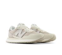 New Balance Damen 237 in Beige/Weiß, Leder, Größe 38