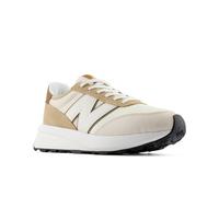 Sneaker NEW BALANCE "370", Herren, Gr. 47,5, beige (linen, truffle salt), Leder, Mesh, Schuhe Sneaker (87701447-47,5) linen, truffle salt