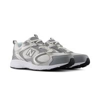 Sneaker NEW BALANCE "408", Herren, Gr. 45,5, grau (grau matter, silber metallic, slate grau), Synthetik, Textil, Schuhe Sneaker, inspiriert vom New Balance 530 (20965159-45,5) grau matter, silber meta