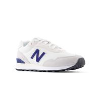 Sneaker NEW BALANCE "515", Damen, Gr. 41,5, grau (weiß, grau m), Leder, Textil, Schuhe Sneaker (89997065-41,5) weiß, grau m