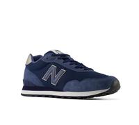 Sneaker NEW BALANCE "515", Herren, Gr. 39,5, blau (nb navy, vintage indigo, silber metallic), Leder, Textil, Schuhe Sneaker (89472330-39,5) nb navy, vintage indigo, silber metallic