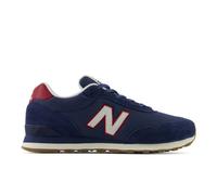 Sneaker NEW BALANCE "515", Herren, Gr. 42,5, blau (vintage indigo, sea salt, podium rot), Leder, Textil, Schuhe Sneaker (38302718-42,5) vintage indigo, sea salt, podium rot
