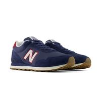 Sneaker NEW BALANCE "515", Herren, Gr. 45, blau (vintage indigo, sea salt, podium rot), Leder, Textil, Schuhe Sneaker (38302718-45) vintage indigo, sea salt, podium rot