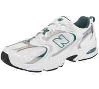Sneaker NEW BALANCE "530", Herren, Gr. 44, weiß (weiß, grün), Mesh, Synthetik, Schuhe Sneaker (95393965-44) weiß, grün