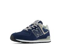 Sneaker NEW BALANCE "574", Damen, Gr. 36, weiß (navy, grau, weiß), Leder, Textil, Schuhe Sneaker (98721024-36) navy, grau, weiß