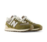 Sneaker NEW BALANCE "574", Damen, Gr. 37,5, calcium, Leder, Synthetik, Textil, Schuhe Sneaker, mit Gummilaufsohle, Topseller (29665357-37,5) calcium
