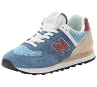 New Balance Unisex 574 in Blau, Wildleder/Mesh, Größe 37.5