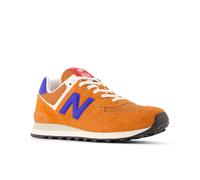 New Balance Unisex-Sneaker 574 Wildleder/Mesh Braun/Blau Größe 40