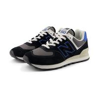 Sneaker NEW BALANCE "574", Damen, Gr. 42, bunt (schwarz, blau a), Synthetik, Textil, Schuhe Sneaker (53460505-42) schwarz, blau a