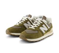 Sneaker NEW BALANCE "574", Damen, Gr. 43, calcium, Leder, Synthetik, Textil, Schuhe Sneaker (29665357-43) calcium