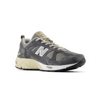 New Balance Herren 878 in Grau/Beige/Schwarz, Wildleder/Mesh, Größe 46.5