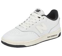 Sneaker NEW BALANCE "BB80", Damen, Gr. 39,5, weiß (weiß, sea salt, schwarz), Leder, Textil, mehrfarbig, Schuhe, von dem New Balance 550 inspiriert (52931619-39,5) weiß, sea salt, schwarz