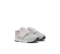 Sneaker NEW BALANCE "NW574", Mädchen, Gr. 21, grau (grau, rosa), Synthetik, Schuhe Sneaker, mit Klettverschluss (96058558-21) grau, rosa