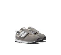 Sneaker NEW BALANCE "NW574", Mädchen, Gr. 23, grau (mittelgrau), Synthetik, Schuhe Sneaker, mit Klettverschluss (74145316-23) mittelgrau