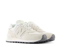 New Balance Damen 574 in Beige/Weiß, Wildleder/Mesh, Größe 37.5