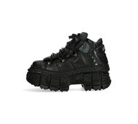 Sneaker NEW ROCK "Plateau Boots Wall106-S12", Herren, Gr. 44, Normalschaft, schwarz, Obermaterial: 100% Rindnappaleder CNA., Schuhe Sneaker, Handgefertigt, Made in Spain (72588820-44) schwarz