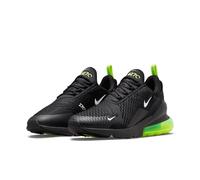 Sneaker NIKE SPORTSWEAR "AIR MAX 270 ESS", Herren, Gr. 42,5, schwarz, weiß, volt, reflect silber, Synthetik, Textil, Schuhe Sneaker (38652054-42,5) schwarz, weiß, volt, reflect silber